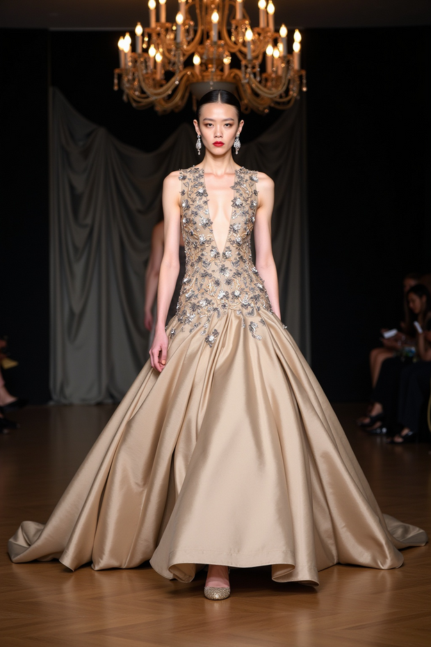 Oreo Haute Couture Gown