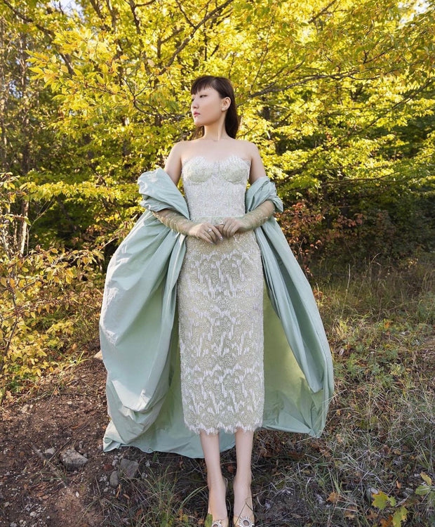 Hera Mint Gown