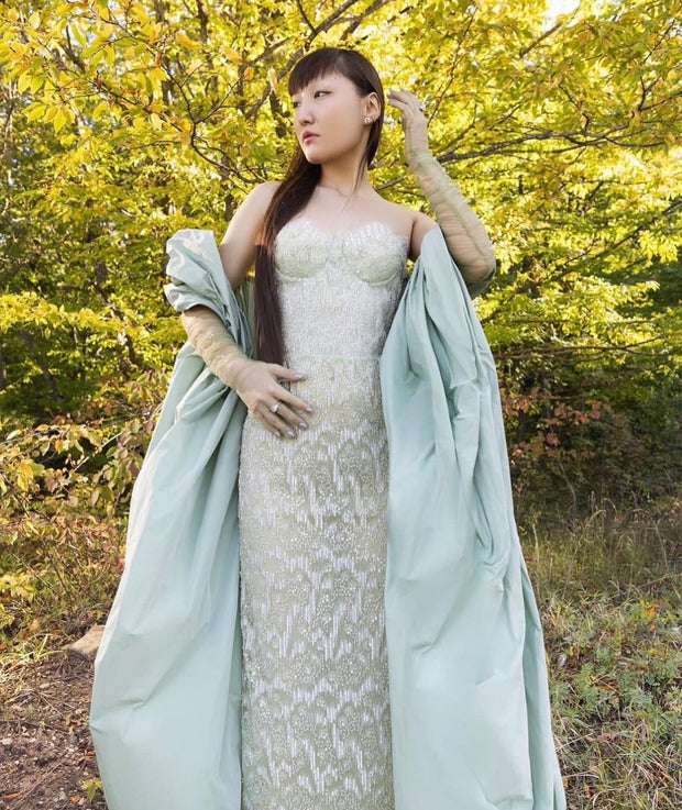 Hera Mint Gown