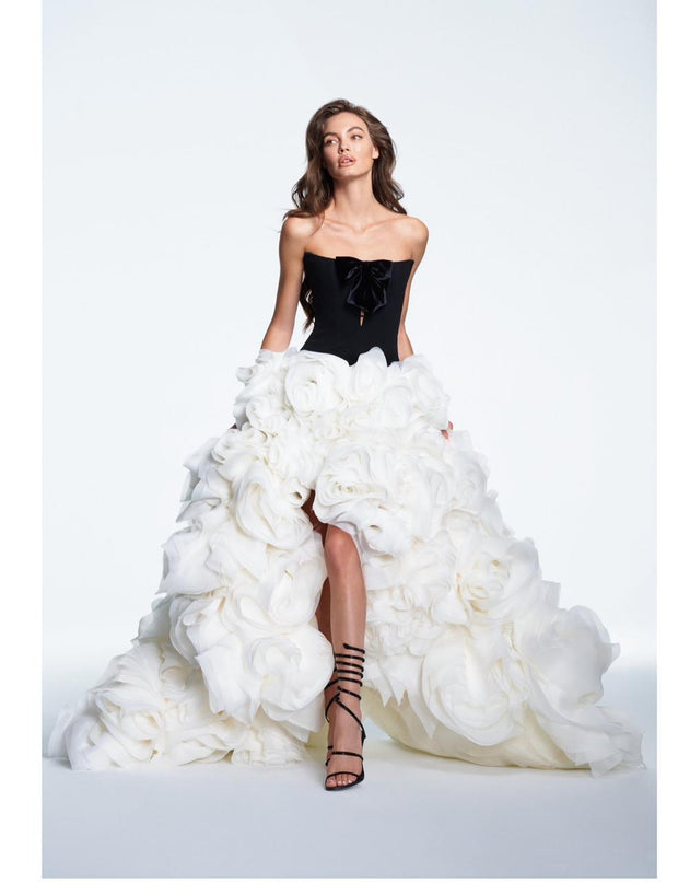 Custom Organza Handmade Gown