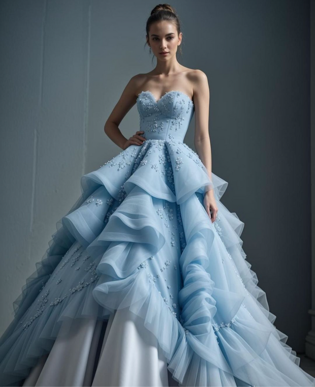 Gloriuos Blue Sky Gown