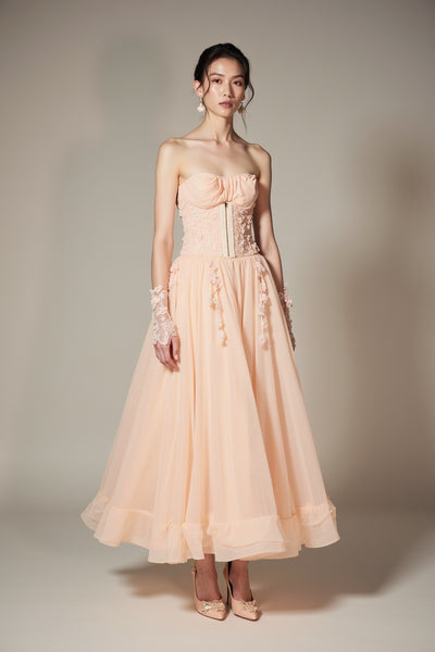 Goar Tea-Lenght Handmade Dress