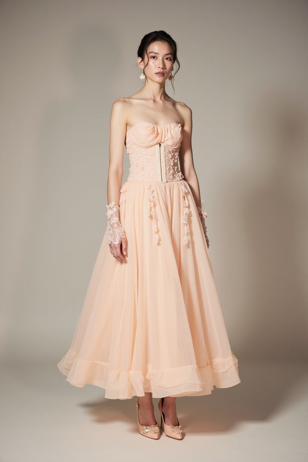 Goar Tea-Lenght Handmade Dress