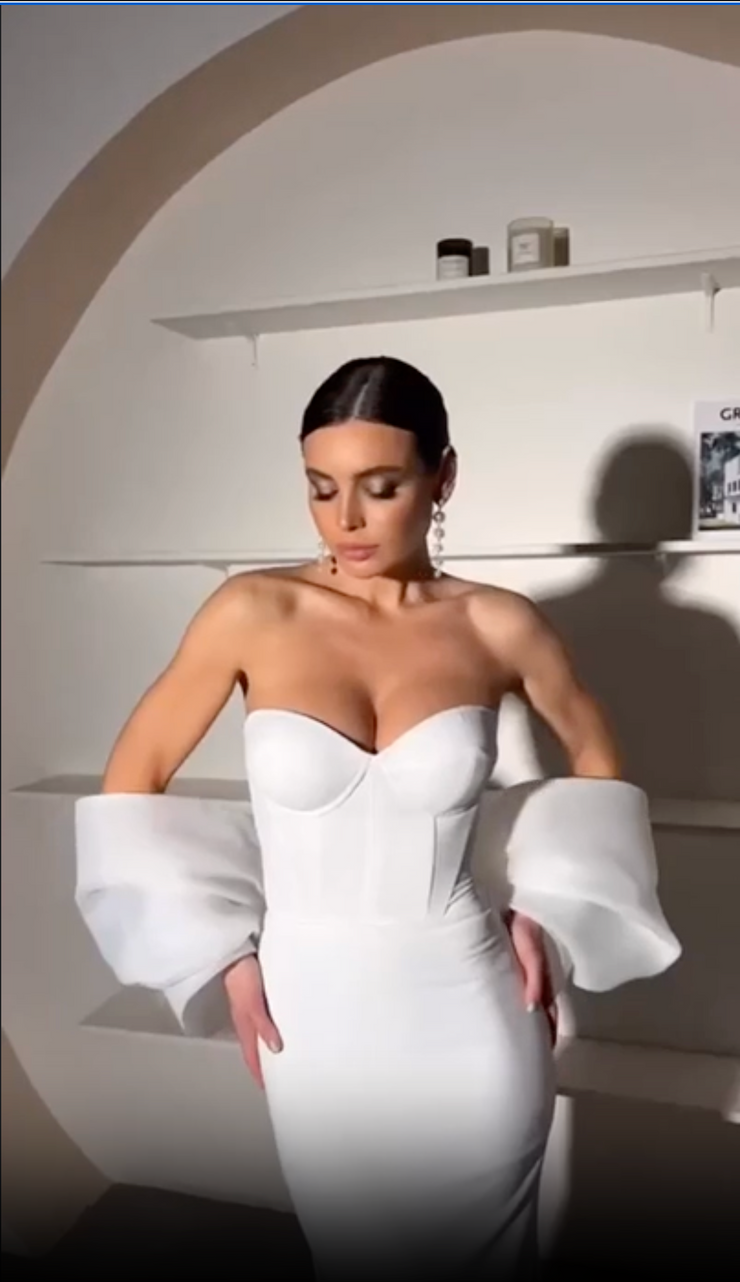 Alora white dress