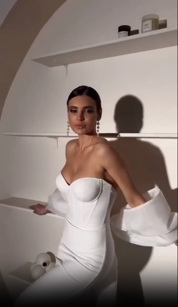 Alora white dress
