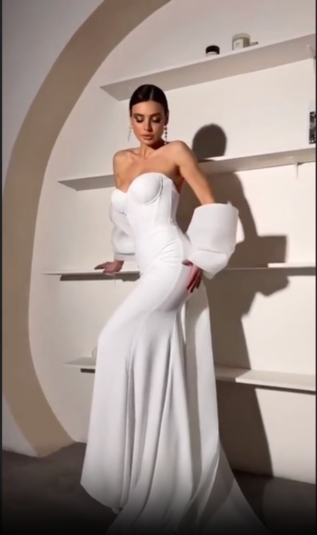 Alora white dress