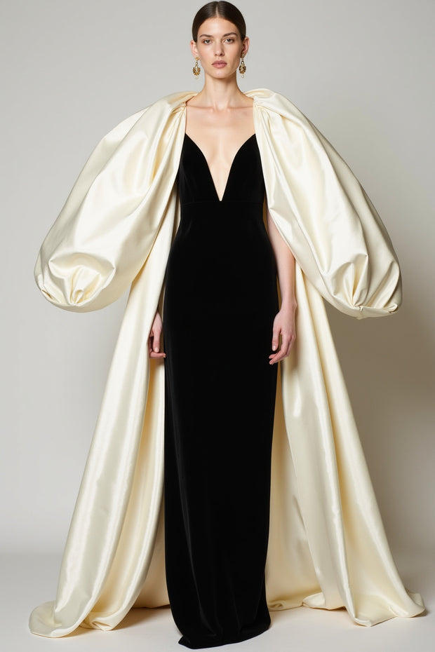 Bellamy Dress with Cape