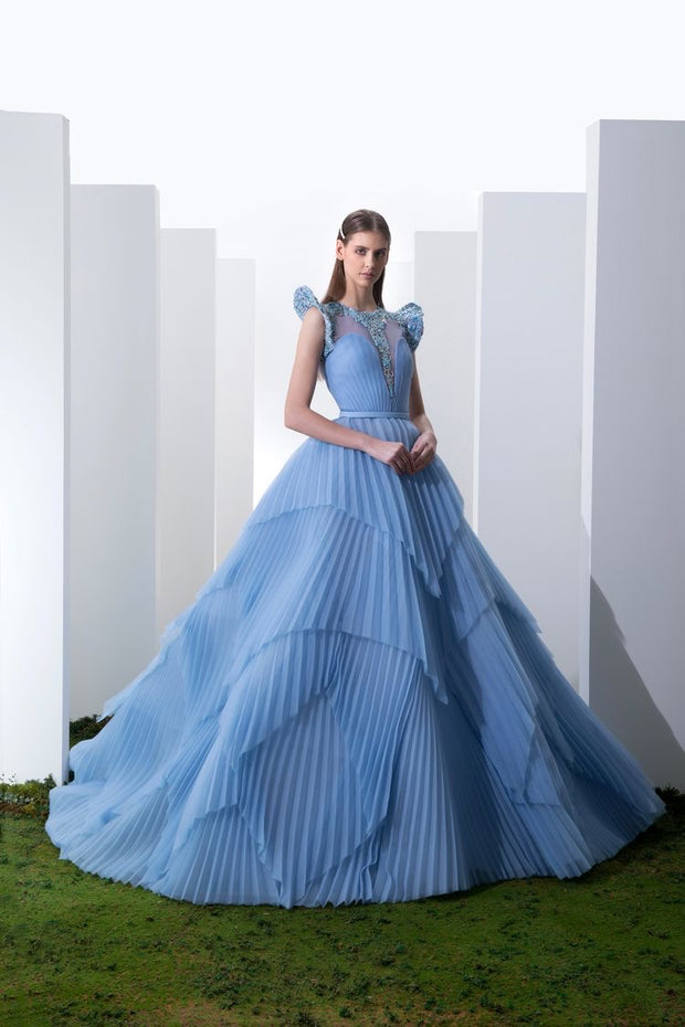 Gigi Blue Gafree Gown