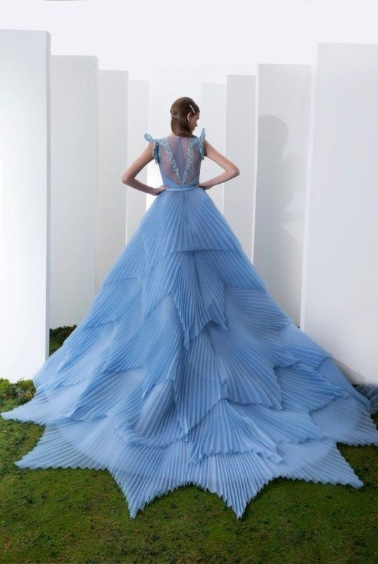 Gigi Blue Gafree Gown