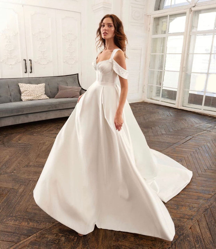 Empire A-line gown designed - Amelie Baku Couture
