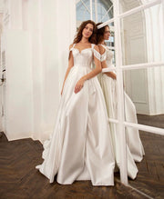 Empire A-line gown designed - Amelie Baku Couture