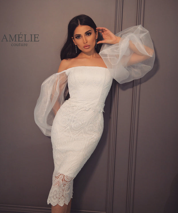 Vogue classy dress from Bloom Collection - Amelie Baku Couture