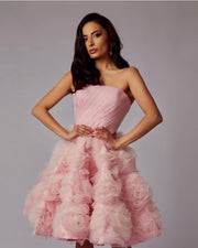 MARGERY GOWN MINI PINK.