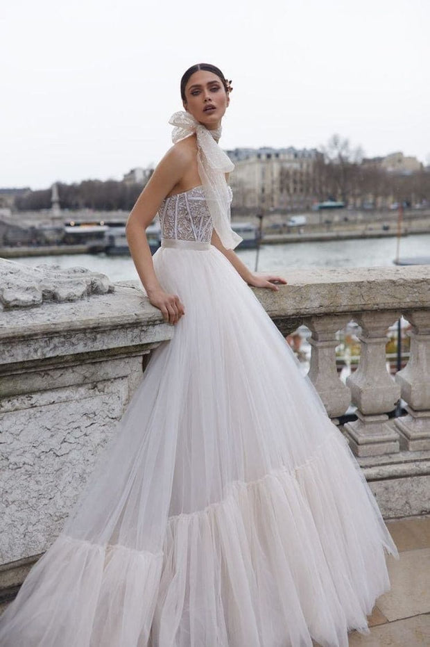 Romantic and ritzy bridal gown - Amelie Baku Couture
