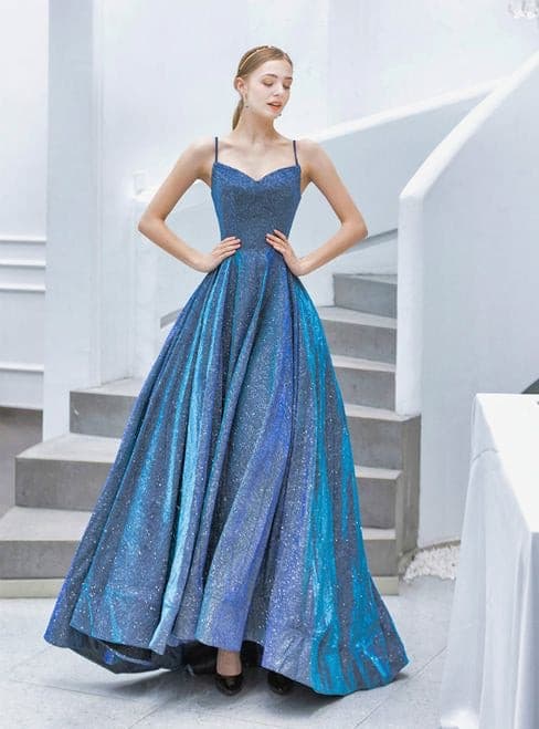 Shimmering sweetheart neck ballgown - Amelie Baku Couture