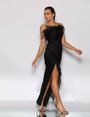 Firebird Long Evening Dress - Amelie Baku Couture