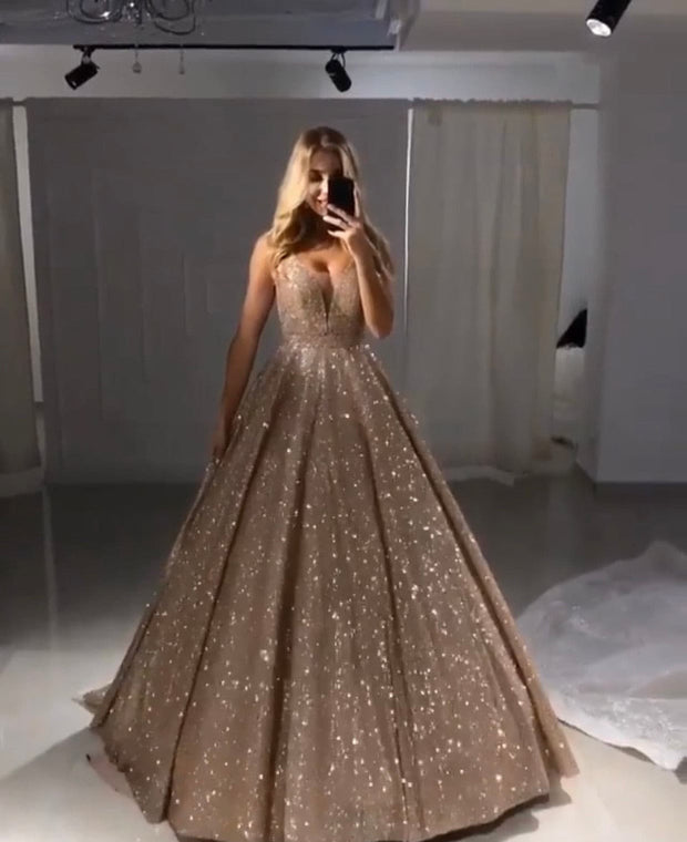 Sparkle Goldy Gown.