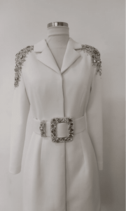HANDMADE BLAZER DRESS - Amelie Baku Couture
