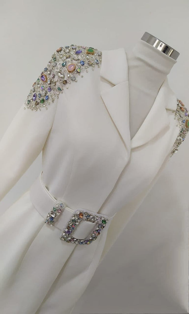 HANDMADE BLAZER DRESS - Amelie Baku Couture