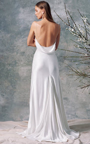 Valerie White Silk Dress - Amelie Baku Couture