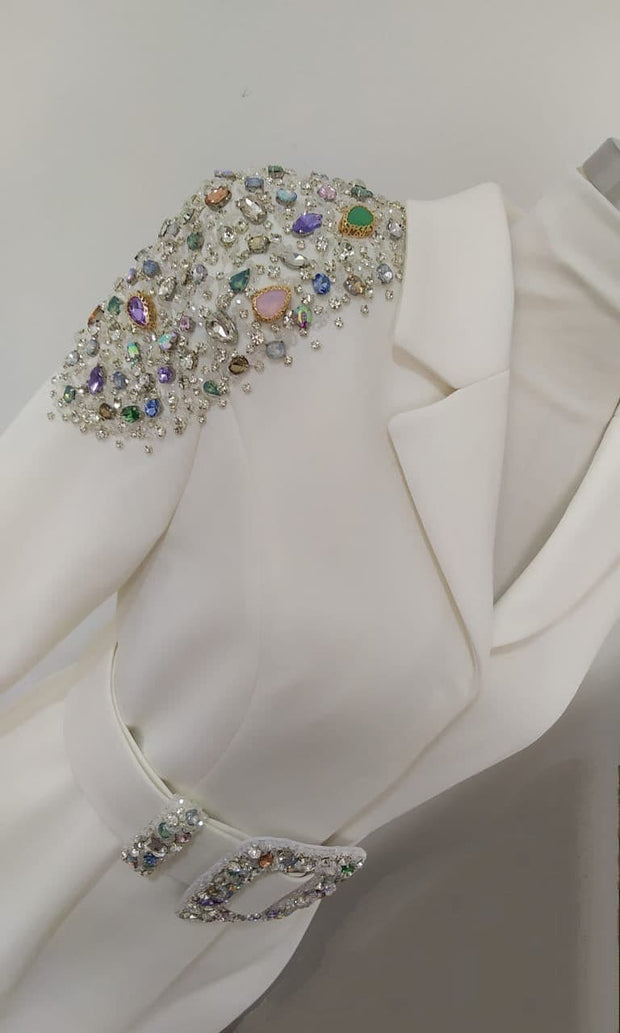 HANDMADE BLAZER DRESS - Amelie Baku Couture
