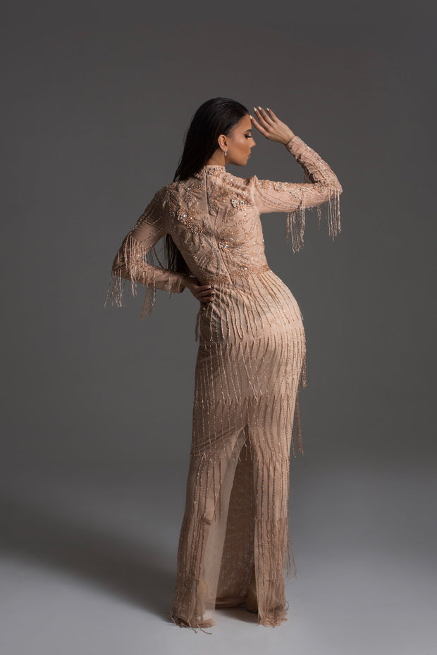 Melanie Unique Handmade Dress - Amelie Baku Couture