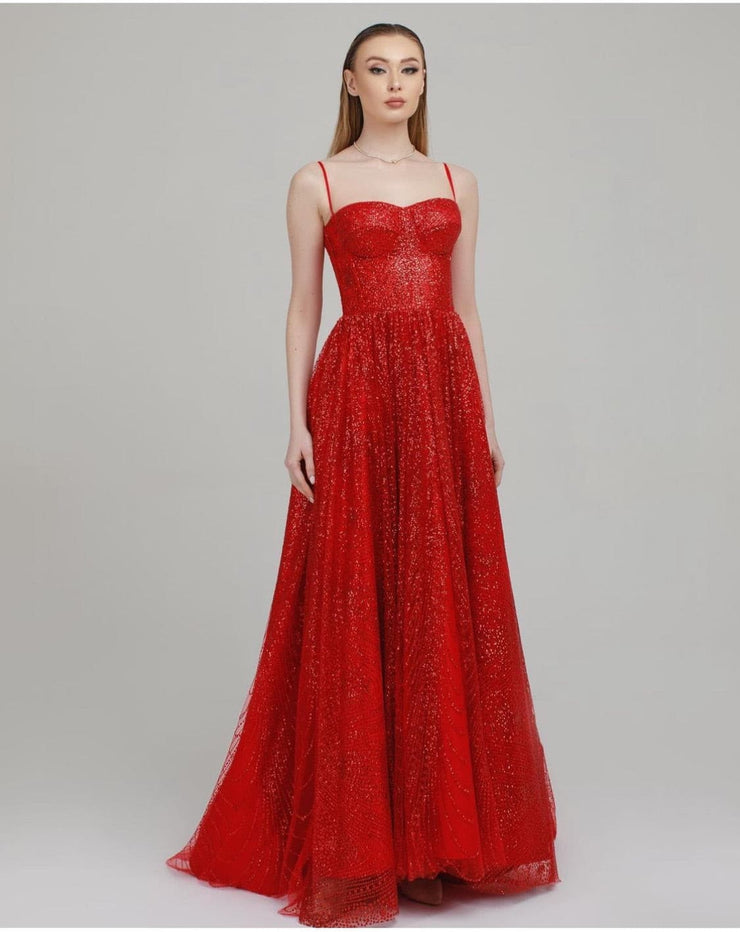 Sparkle Red Gown.