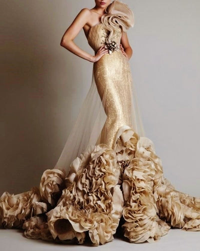 Cesica Gold Gown