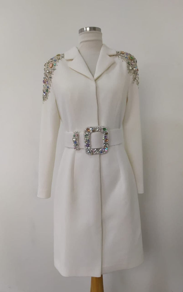 HANDMADE BLAZER DRESS - Amelie Baku Couture