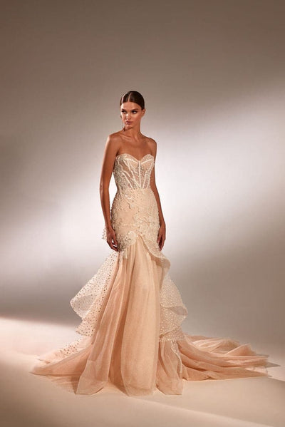 Vanilla Mermaid Bridal Gown.