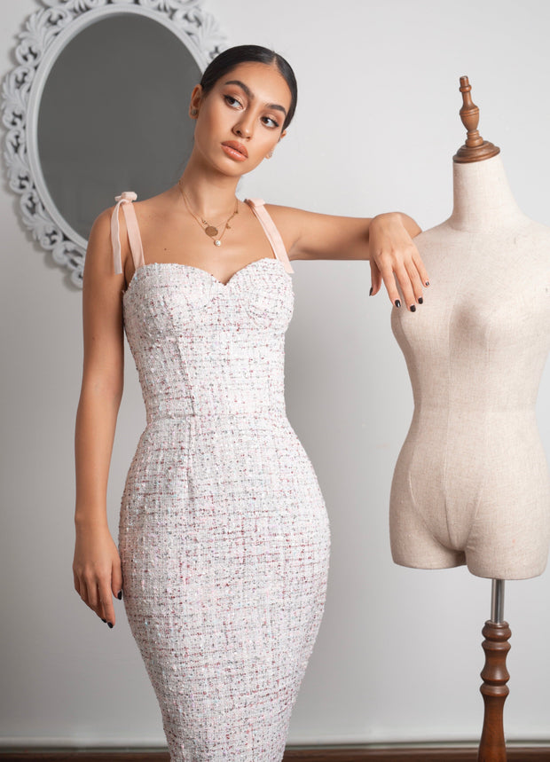 Daisy Tweed dress from Bloom collection - Amelie Baku Couture