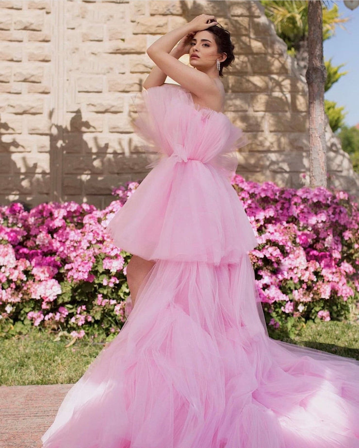 Incredible tulle ball gown.