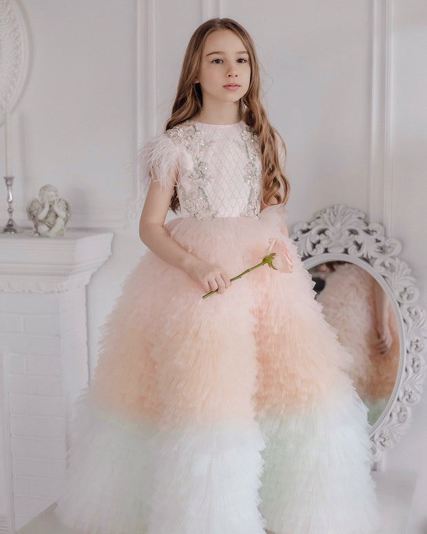 PENELOPE OMBRÉ GOWN.