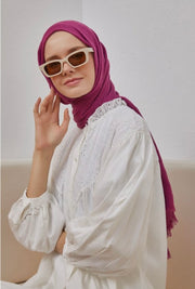 Malena crepe shawl