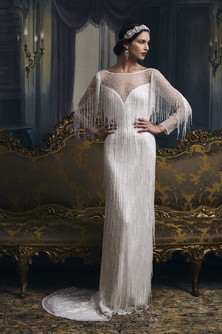 Gatsby Style Vintage Bridal - Amelie Baku Couture