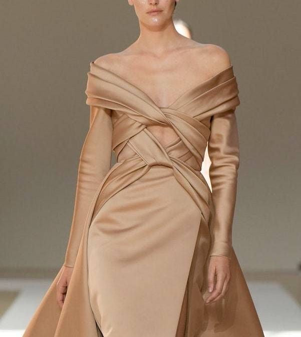 Melodi Beige Gown