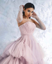 JOSEPHINE GOWN PINK - Amelie Baku Couture