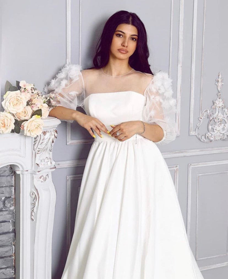 Amani simplicity bridal dress - Amelie Baku Couture