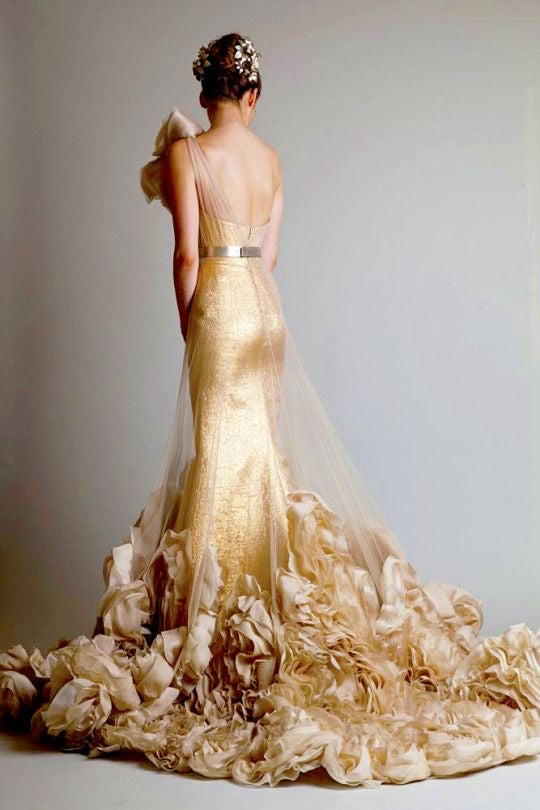 Cesica Gold Gown