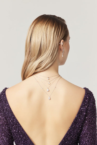 Elegant Diamond Necklaces - Amelie Baku Couture