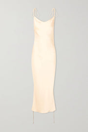 Ruched satin dress - Amelie Baku Couture