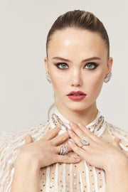 Bryanna Earring &Rings - Amelie Baku Couture