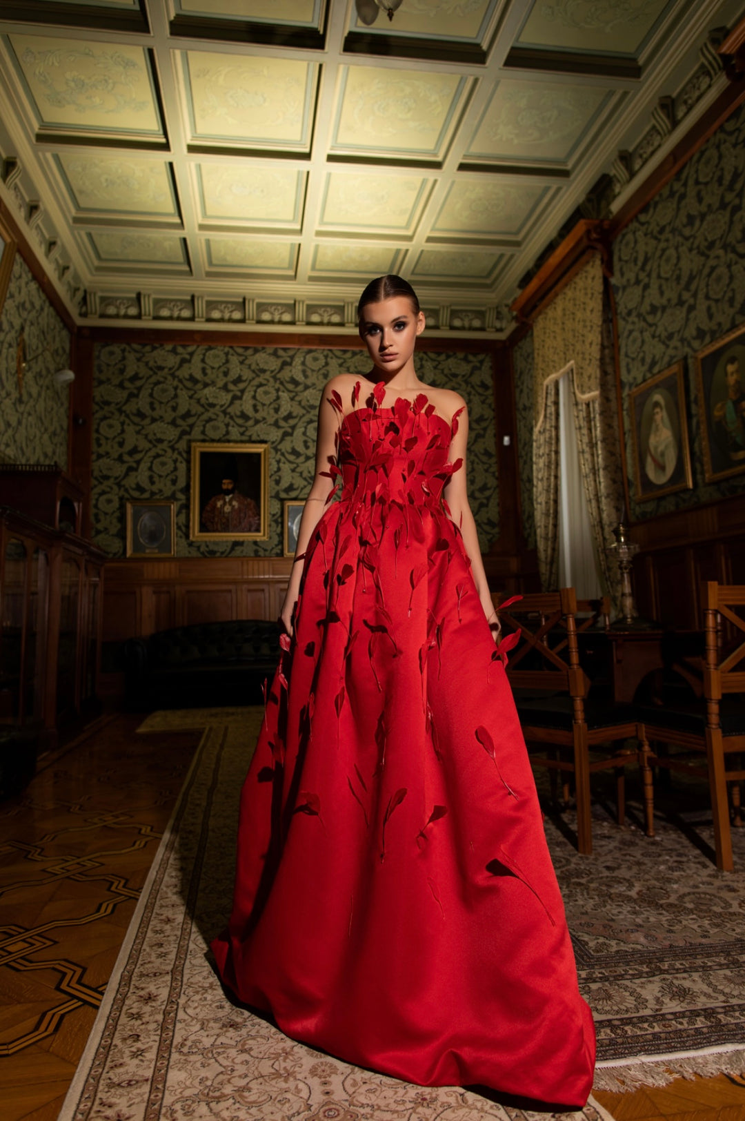 amelie red dress HANNA DRESS Amelie Official