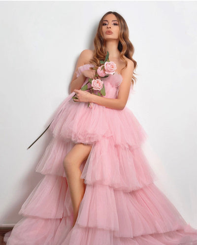 Pink Dream Gown  by Amèlie Couture - Amelie Baku Couture