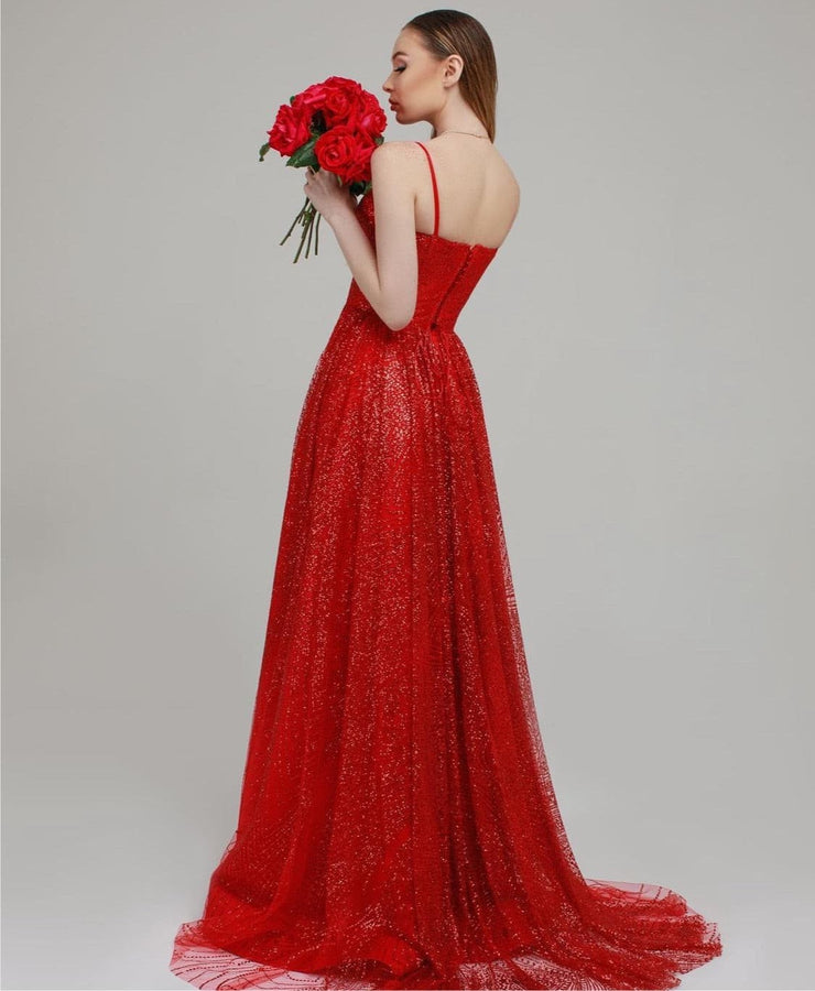 Sparkle Red Gown.