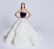 Spectacular ruffled ballgown - Amelie Baku Couture