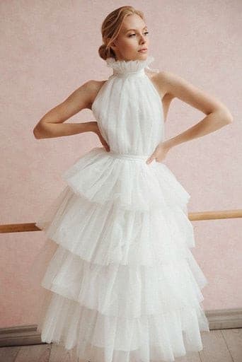 CAROLINE GOWN PINK - Amelie Baku Couture