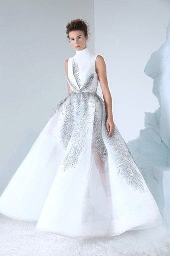 Exquisite Embroidery Bridal Gown - Amelie Baku Couture